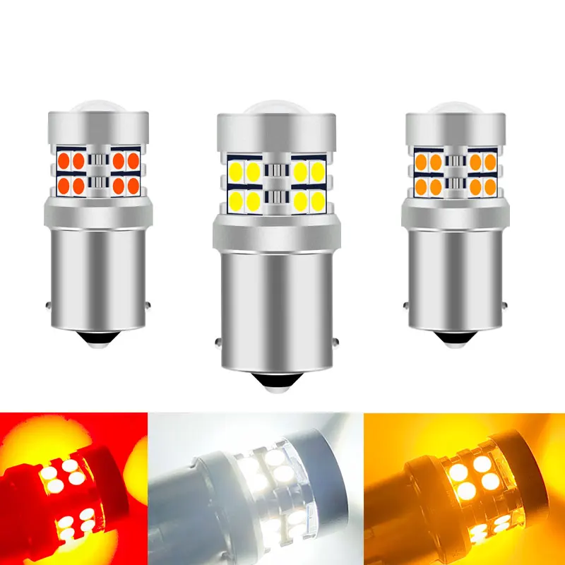 

2pcs S25 1156 BA15S P21W 1157 3157 3156 7440 7443 LED Bulbs Backup Reverse Light Daytime Running Lights Brake Turn Signal Lamp