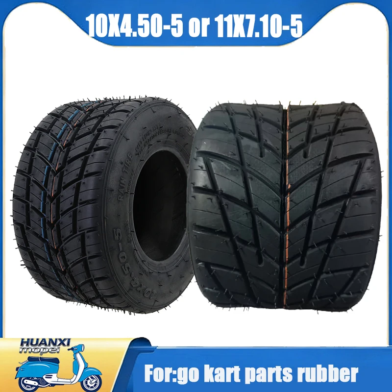 

New model tyre 11x7.10-5 10x4.50-5 for ATV UTV four-wheel carts, drifting tricycles, and go kart parts rubber 5-inch tires