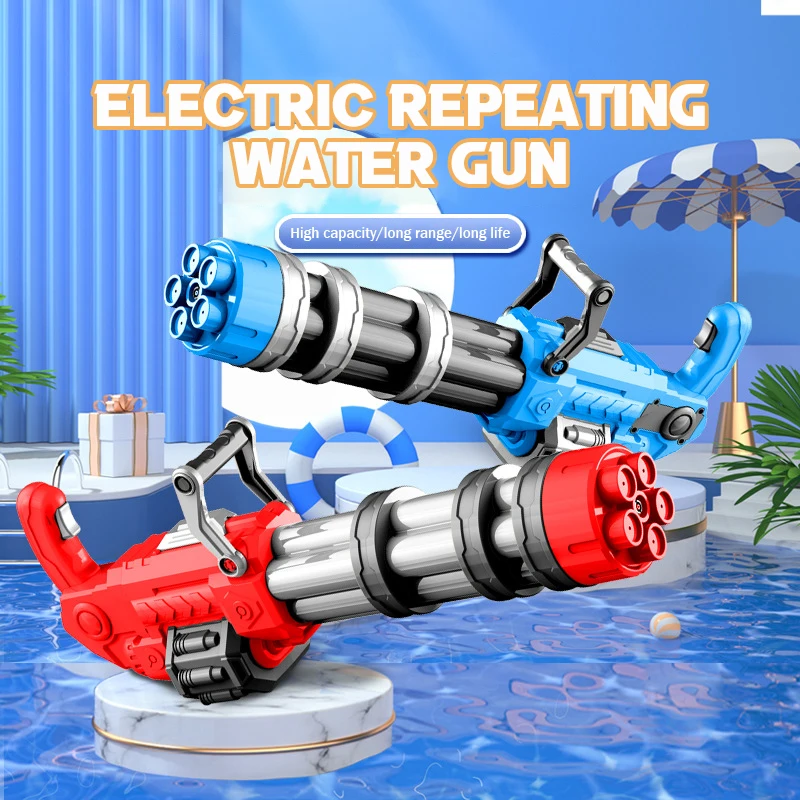 

Full Automatic Water Gun Electric Pistol Shooting Water Spray Gun Portable Toy Summer Beach Outdoor Children's Boy and Girl Gift