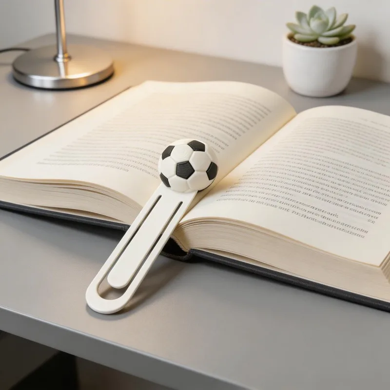 Football Bookmarks, Black and White Interchangeable, Unique and Stylish Bookmarks