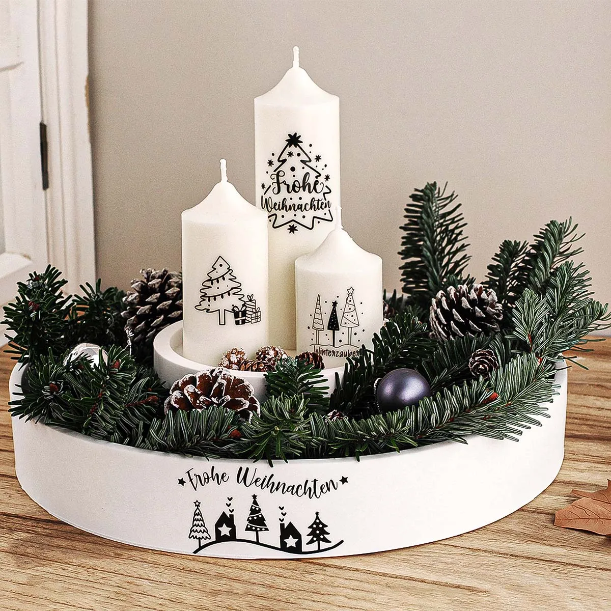 Concrete Round Candle Bowl Vessel Silicone Mold DIY Large Storage Tray Flowerpot Aroma Gypsum Resin Craft Molds Home Garden Deco view 6