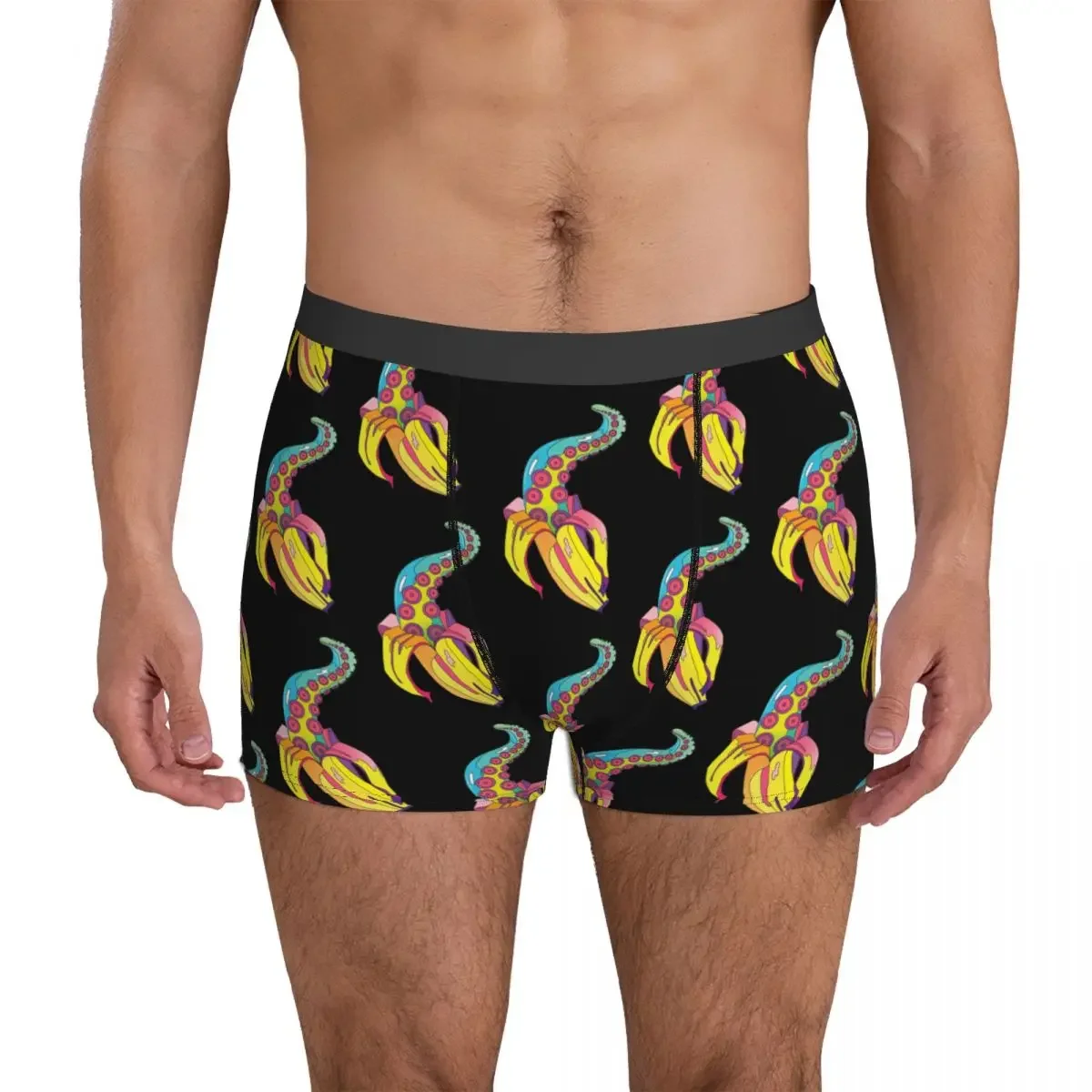 Bananacle Banana Underpants Breathbale Panties Male Underwear Print Shorts Boxer Briefs