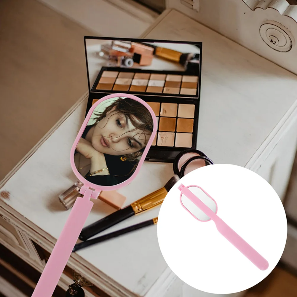 

1Pair Eyelash Prop Mirrors Handheld Mirror for Lash Extensions Smooth Edges Clear Reflection Multi-Functional Use in Eyelash