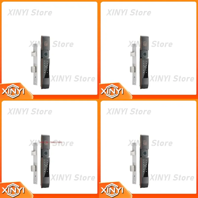 FA04 Fully Automatic Smart Lock for Homes and Hotels Waterproof Anti-Theft Steel Door Aluminum Alloy Anti-Peep Code Memory