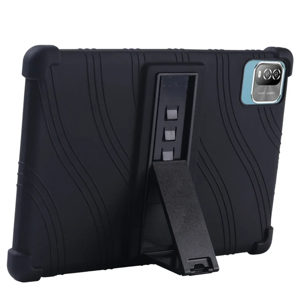 For PRITOM TAB11 Android 14 Tablet, 10 Inch Shockproof Cover Android 13 Tablet Kids Soft Silicon Stand Protective Shell