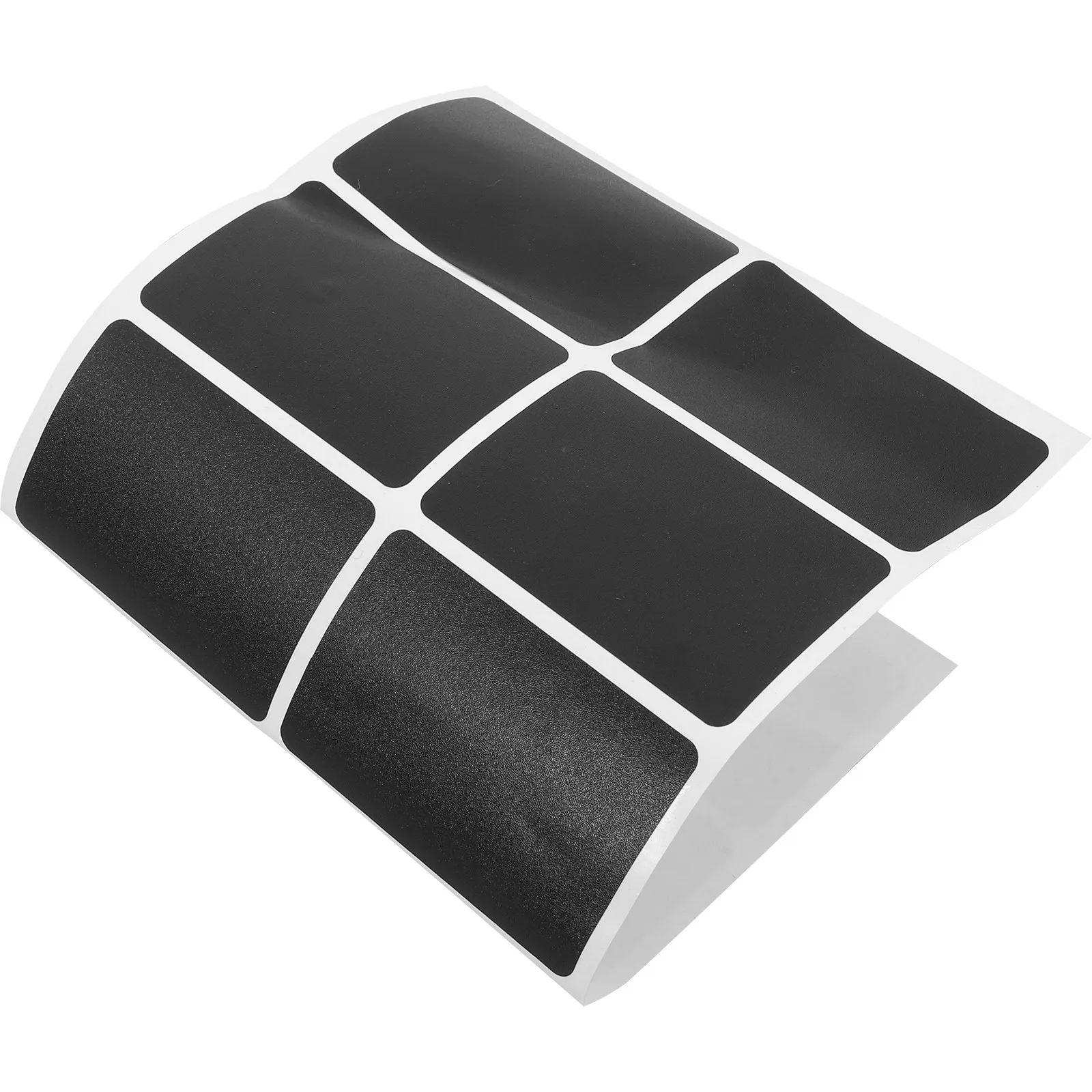 

Rectangle Chalkboard Stickers Strong Adhesive Removable Erasable Blackboard Labels for Wine Bottles Glass Storage Bins DIY