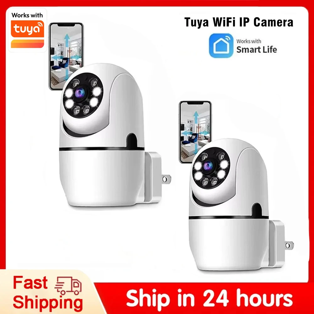 

WiFi IP Camera 1080P HD Smart Wireless Two-way Audio Night Vision Motion Detection Security Camera For Tuya APP Smart Home