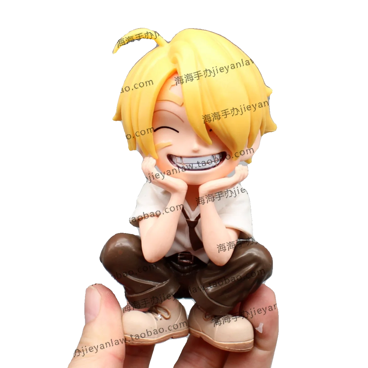 Figurines d'action One Piece, Luffy, Sanji, Roronoa Zoro, Monkey D Luffy, Anime PVC Zoro, modèle de jouet cadeau, menton à trois épées, 12cm