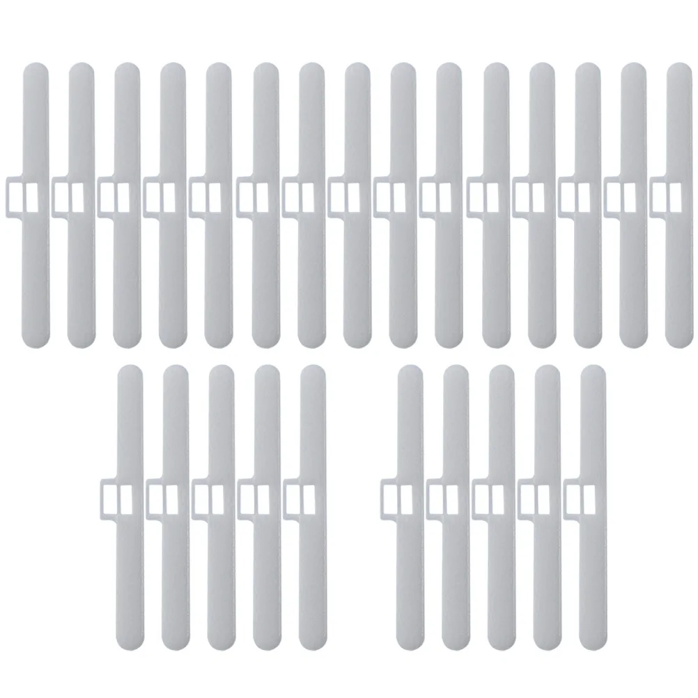 

30pcs Vertical Blind Slat Repair Fixers White Replacement Holder Home Office Kitchen Bathroom Double Hole Hangers