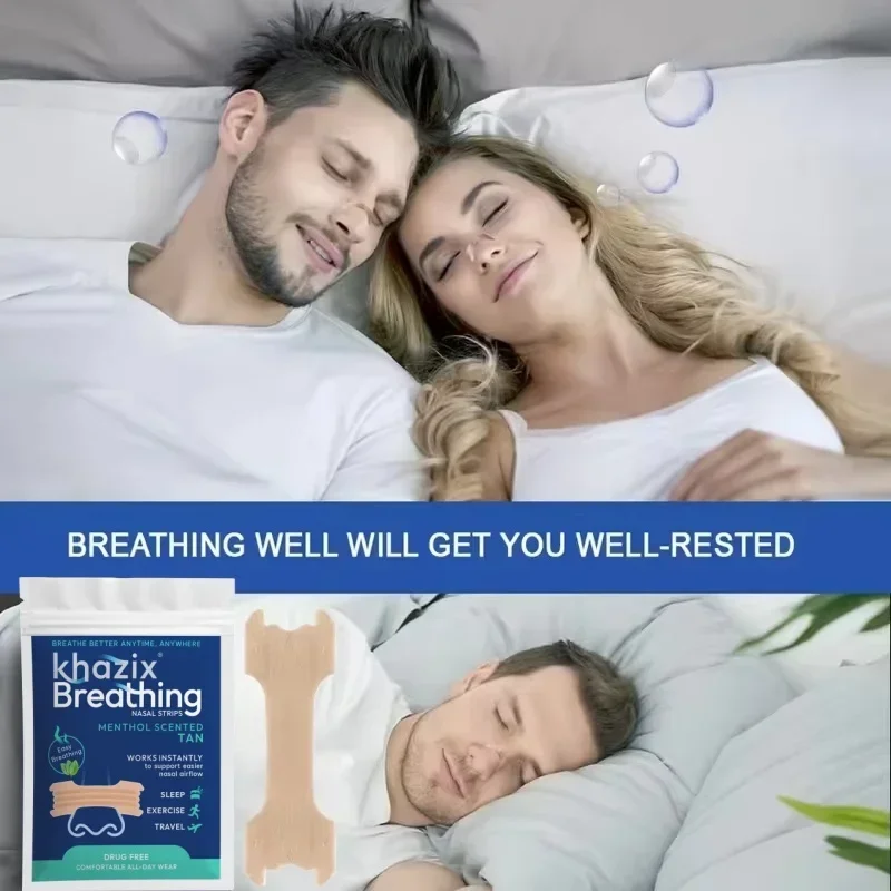 10-30Pcs Breathable Anti Snoring Nose Strips Adhesive Patch Relieve Snoring Enhance Breathing Improve Sleep Accessory
