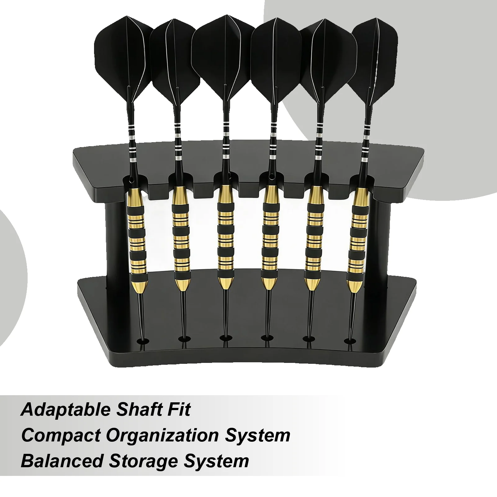 

Держатель для дротиков, противоскользящий акриловый органайзер, компактный футляр для хранения дротиков, подставка для дома, гостиной, стола, полки, общежития, офиса