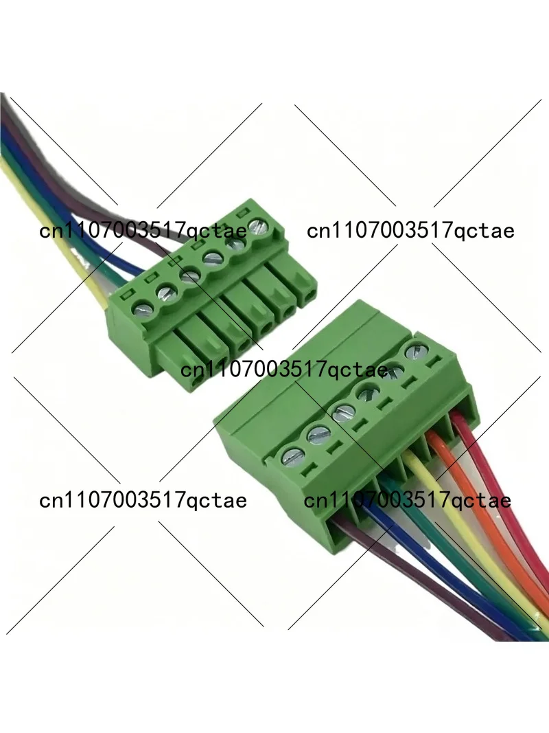 10 Sets 15EDGRK 2EDG 3.81 5.08 7.62mm Terminal Block Male Female Connector 300V 8A Plug-in Air Docking Solderless 2P to 24P