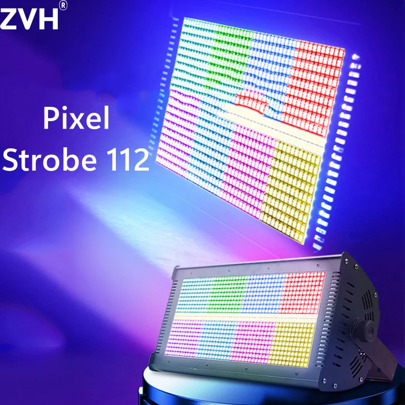 

LED 200W RGB Marquee Pixel Strobe Horse Racing Flash Effect Stage Lighting DMX512 Metal Housing Home Party Decoration Lights