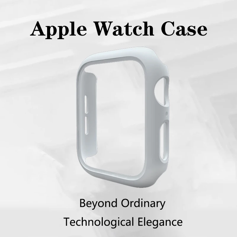 Matte PC Cover For Apple Watch 49mm 45mm 41mm 38mm 42mm 40 44mm Case Bumper Protective Frame for iWatch Ultra SE 9 8 7 6 5 4 3 2