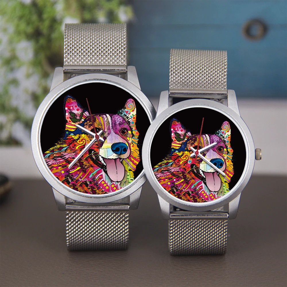 Universal Rose Gold 45/38 mm Dial Quartz Movement Watch for Men And Women Silver Black Wristwatch Gift Souvenir Clock Box