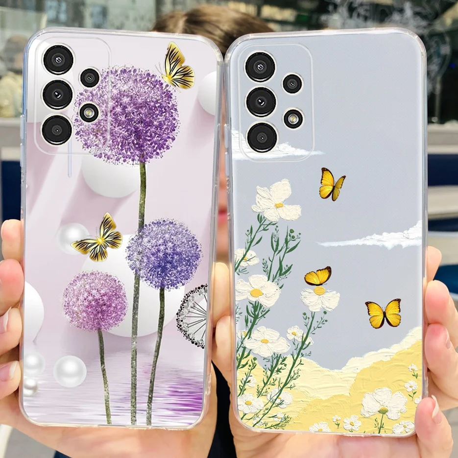 Dla Samsung Galaxy A32 4G przypadku nowa moda malowane pokrywa miękka TPU etui na telefony dla Samsung A32 A 32 GalaxyA32 5G tylna pokrywa zderzak — zdjęcie 4