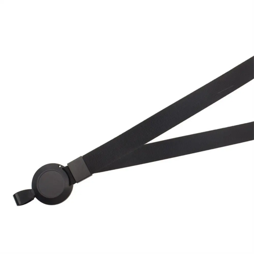 Black Retractable Badge Reel Name Card Business Card ID Card Holder Card Sleeve Exhibition Card Working Card Cover Hospital