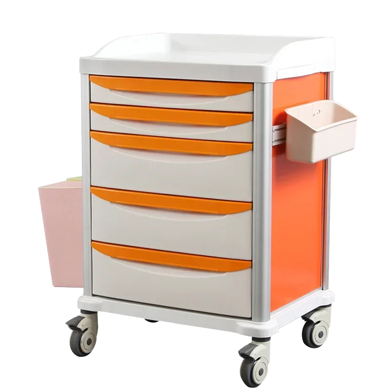 ORP Customized Dressing Emergency Medical Equipment Trolley Medical Cart Hospital Trolley With Drawers