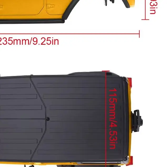 RC Car Shell 1:18 Car Casing Simulation Hard Body Pickup Body Shell For 1/18 RC Crawler Car Original Upgrade Parts