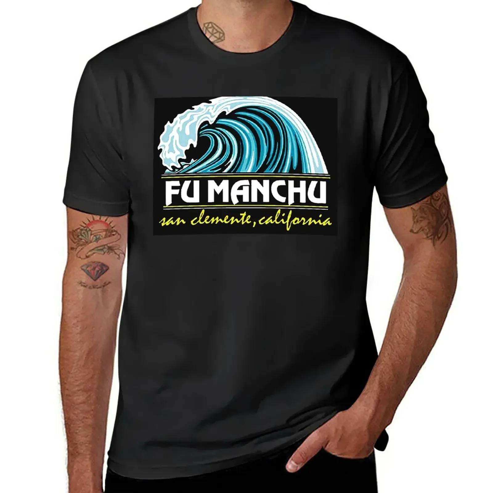 New model Fashionable and Innovative New fu manchu T-Shirt boys animal print shirt heavyweight t shirts mens graphic t-shir