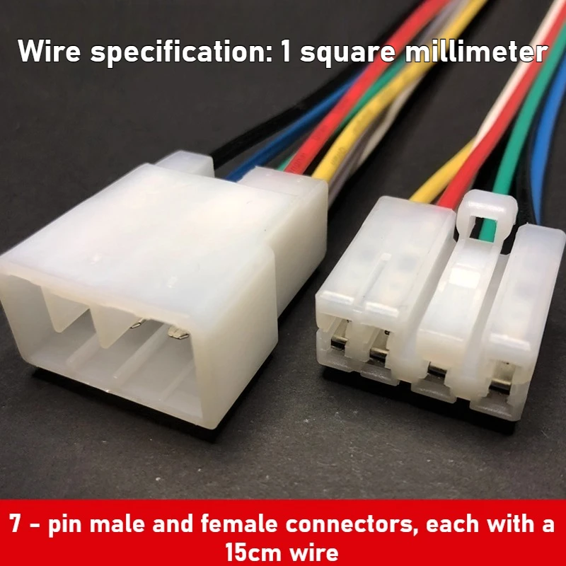 DJ7092-3 Conector de chicote de fiação de carro Plugue de fio de 7 furos 5 núcleos CD Áudio Conector de encaixe macho e fêmea 13 pinos