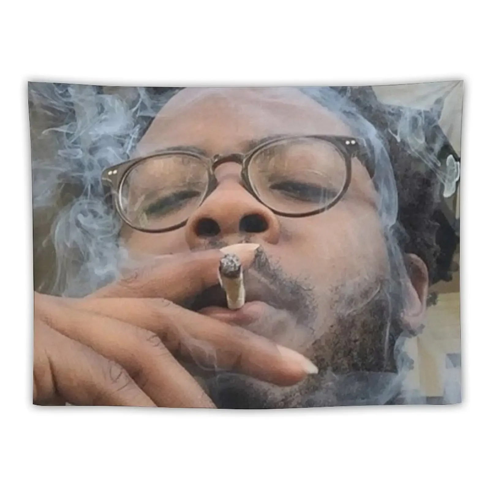 KNOWLEDGE, KNXWLEDGE, RAP, HIP HOP, JAZZ, MUSIC, PRODUCER, WEED, SMOKE Tapestry Wallpaper On The Wall Tapestry