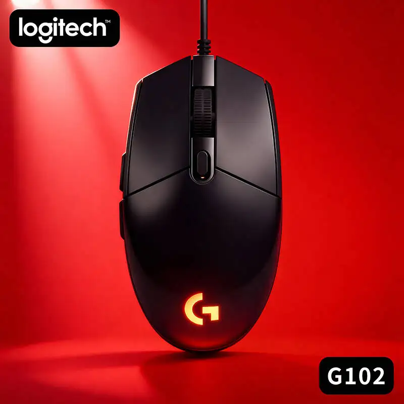 

Logitech G102 Lightweight Gaming Mouse 6 Programmable Keys RGB Backlight for PC Laptop