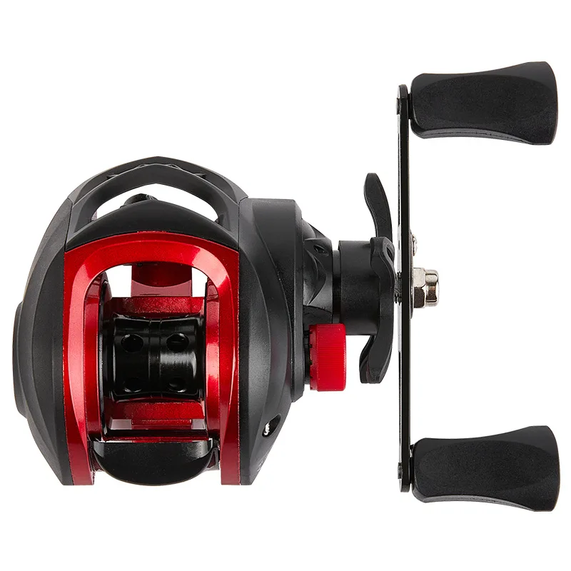 8 1 baitcast reel Metal Spool Baitcasting Reel 7.2:1 Drag 8 kg Stainless Steel Bearing Carbon  Fiber Washer Dual Brake System Fishing Reels
