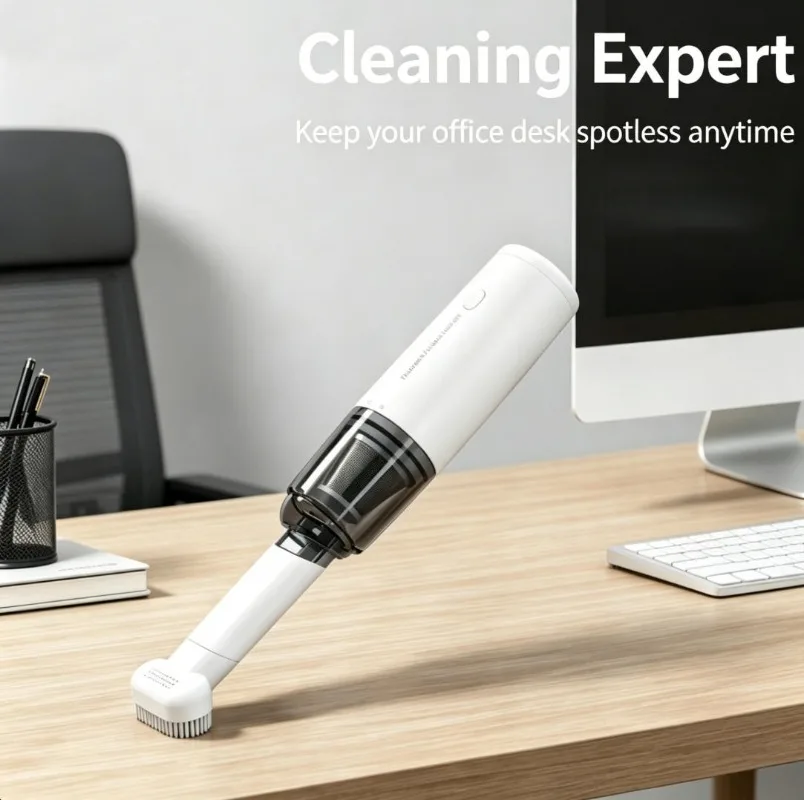 

Portable Cordless Handheld Vacuum Cleaner, High Suction Mini Dust Collector for Car, Home & Desktop