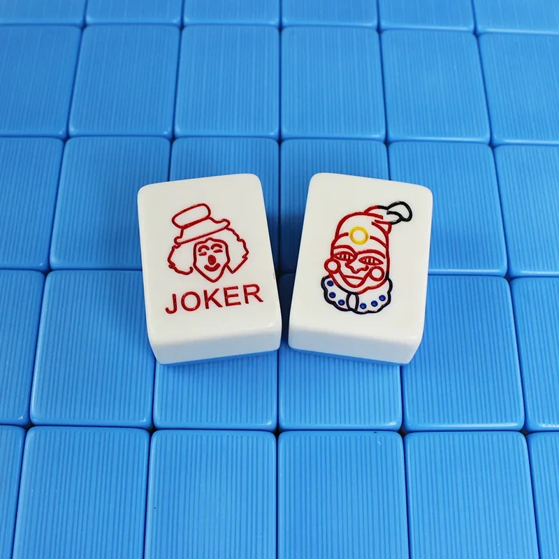Singapore Malaysian Mahjong Rummy Game Set Traditional Mahjong Tiles Home Entertainment Game