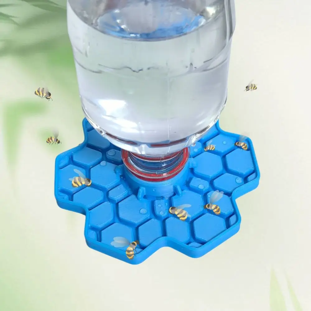 Simple 3D Printing Bee Water Feeder Small-Hole Honeycomb Safe Honeybee Drinking Station Bee Watering Tray Bees and Butterflies