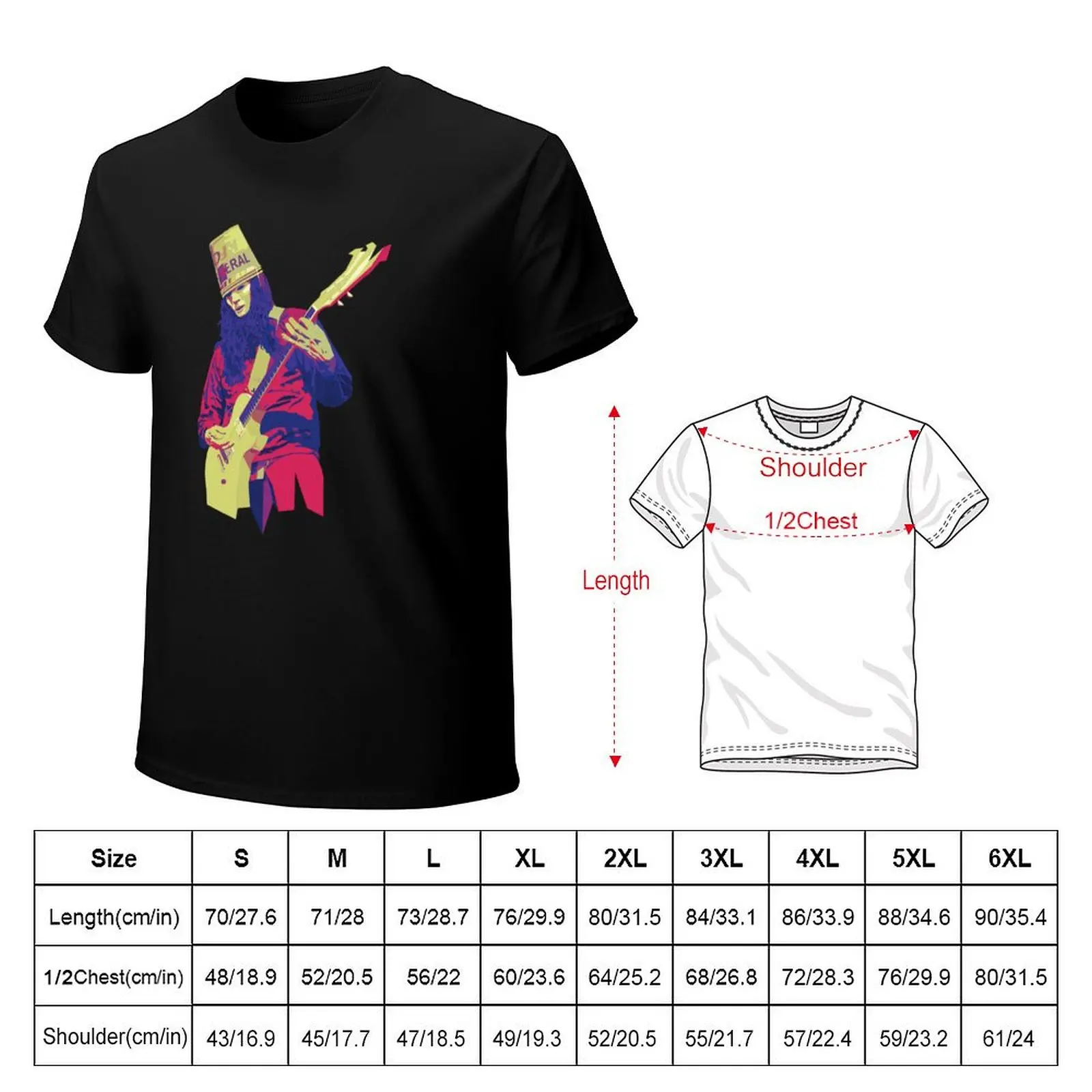 Buckethead T-Shirt Basic Lightweight Short Sleeve Tee
