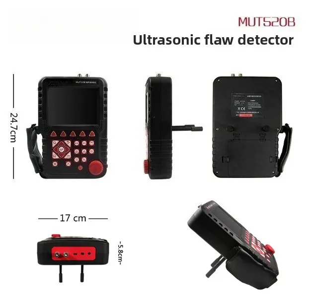 MUT520B Ultrasonic Flaw Detector Digital Portable Metal Internal Weld Non-destructive Testing Defects