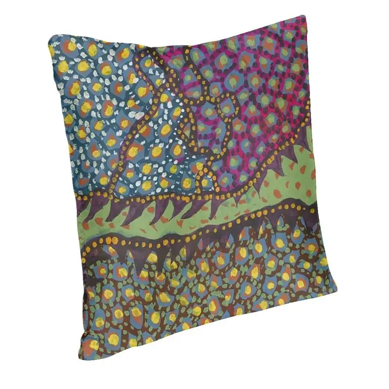Abstract Art Yayoi Kusama Batik Pattern Square Pillowcover Home Decorative Cushion Cover Throw Pillow for Living Room Printing