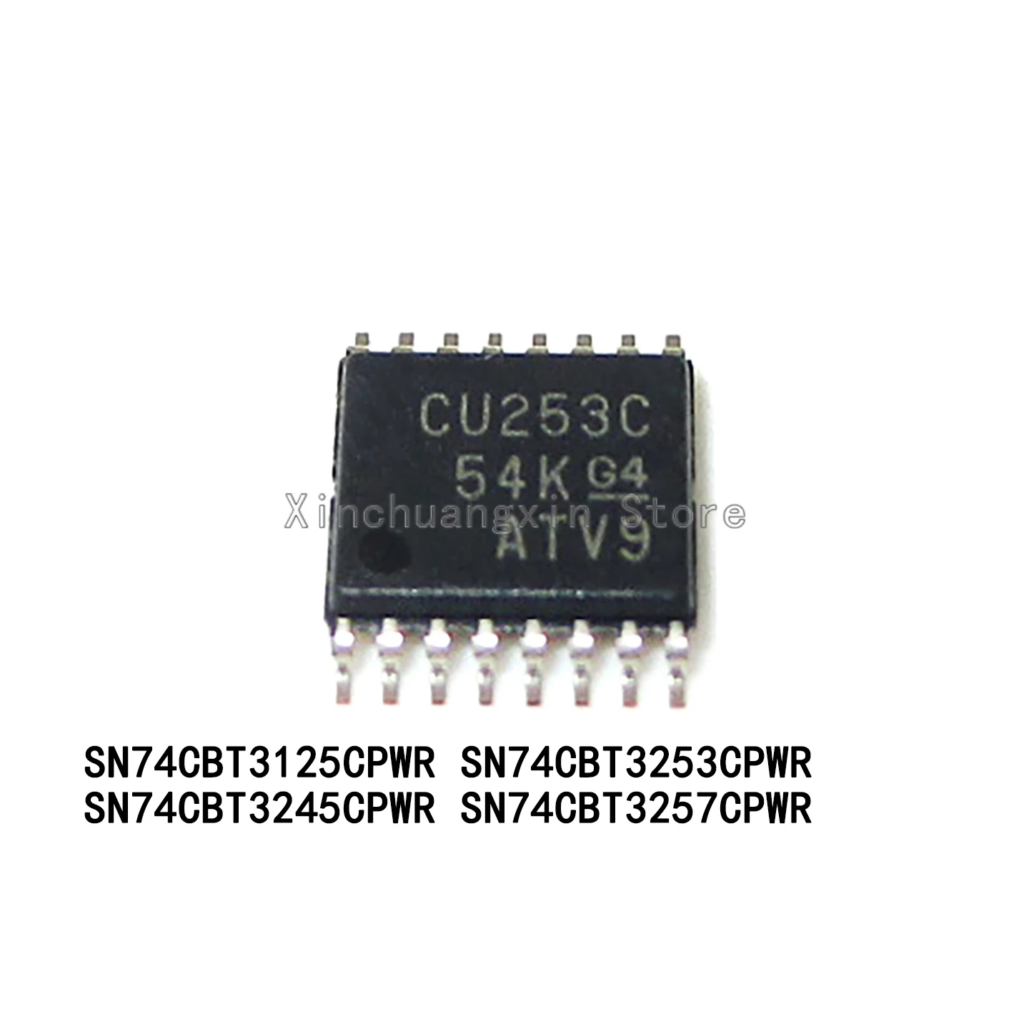 5PCS SN74CBT3125CPWR CU125C SN74CBT3245CPW CU245 SN74CBT3253 CU253 SN74CBT3257 CU257 TSSOP Multiplexer