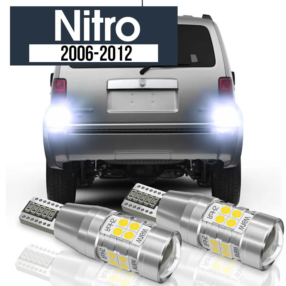 

2pcs LED Backup Light Reverse Lamp Canbus Accessories For Dodge Nitro 2006 2007 2008 2009 2010 2011 2012