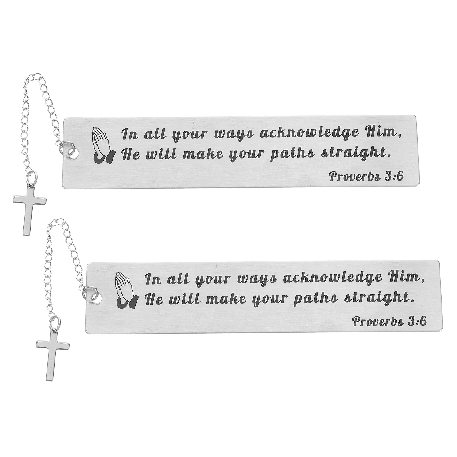 

2 Pcs Metal Bookmark Bookmarks Clip Reading Accessories for Women Funny Markers