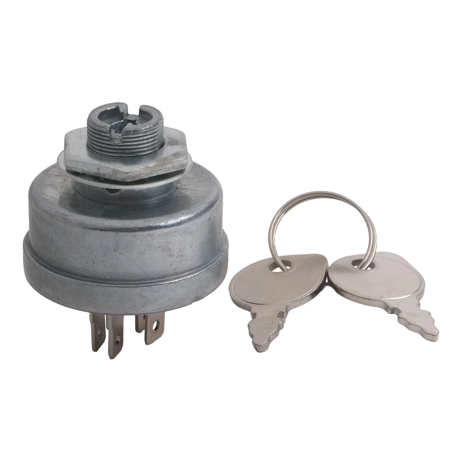 Reliable Ignition Starter Switch Designed for Lawn Mowers Comes with Two Keys Compatible with Multiple Versions
