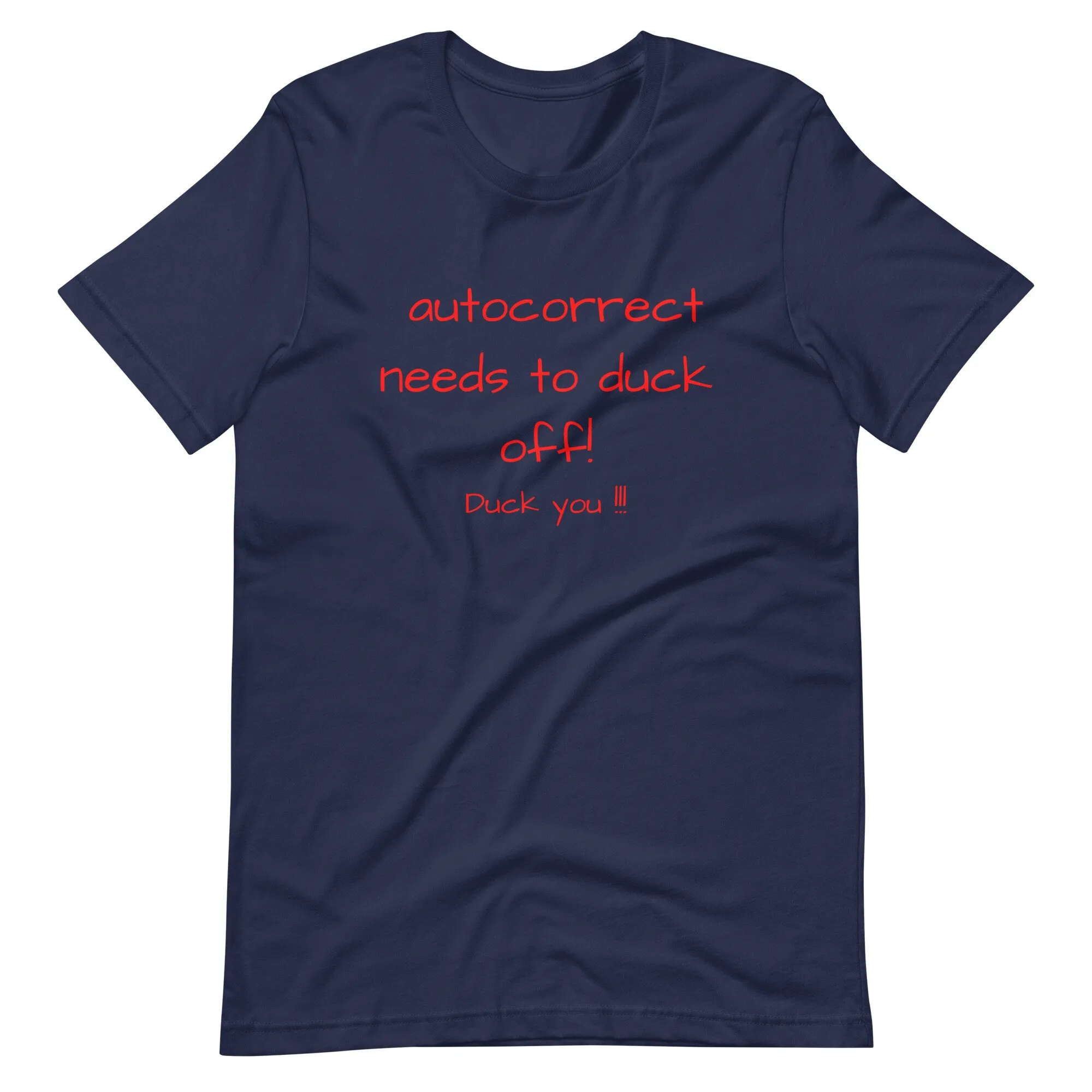 Auto Correct T Shirt Funny Sarcastic Tee Humor Profanity Adult Saying Gag