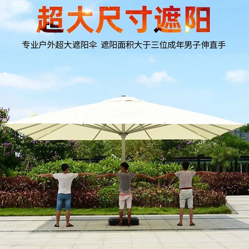 Parasol outdoor commercial stall shading Roman umbrella shed y