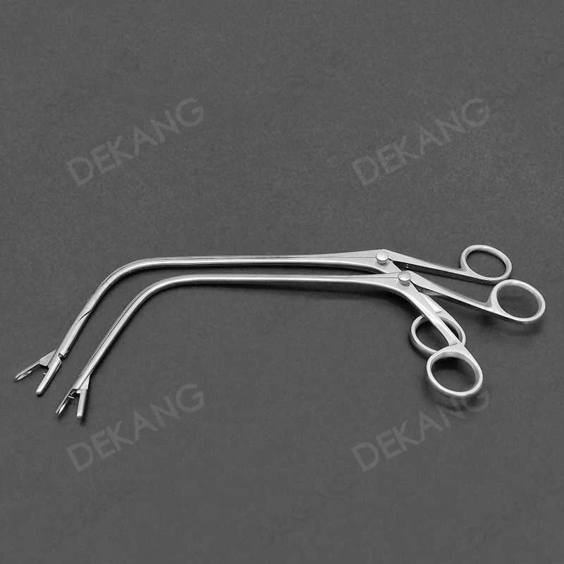 Pinzas laríngeas indirectas, pinzas para el cuerpo extranjero, pinzas laríngeas de hueso de pescado, pinzas de muestreo de biopsia, pinzas polipropales de cable vocal