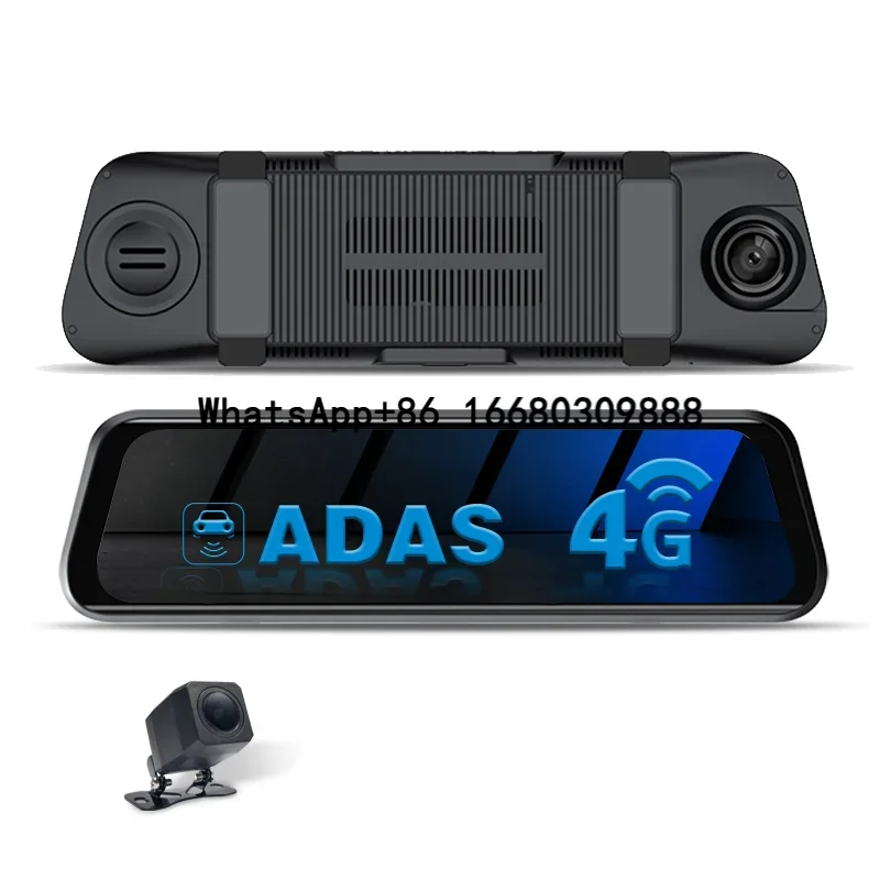 Aoedi AD885 Car Recorder Dash Cam Front Rear 4G Mirror Dashcam With Wifi And GPS