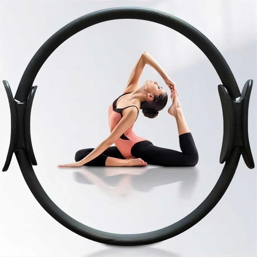Yoga Pilates Magic Circle Pelvic Floor Muscle Trainer Leg Toner Hip Lifting Resistance Fitness Ring