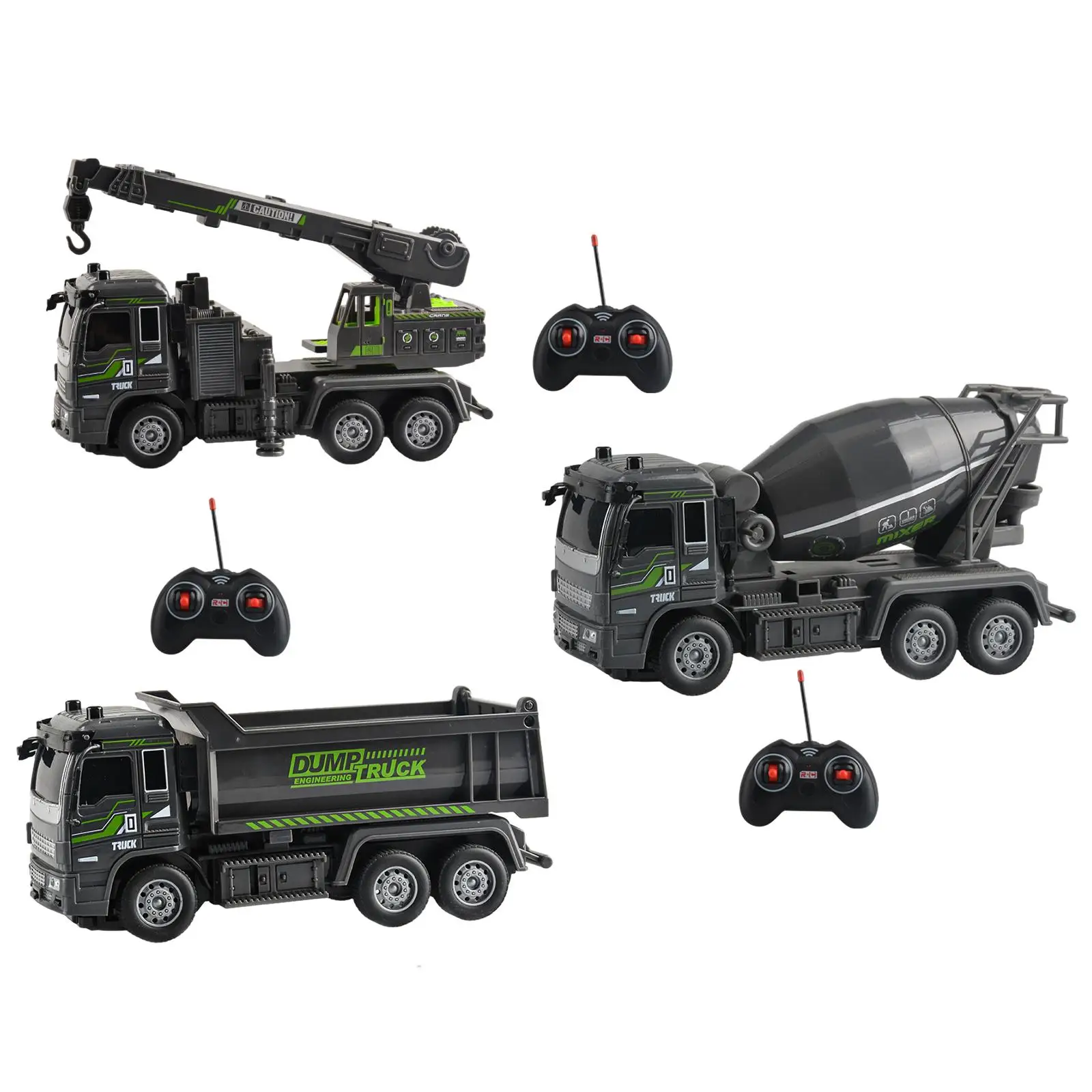 RC Engineering Vehicle Toy with Lights Preschool Learning 1:32 RC Engineering Truck for Boys Age 7 8 9 10 Year Old Children Kids