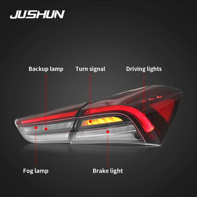 Car Tail Lamps For Maserati Ghibli Taillights 2014-2020 Upgrade Rear Tail Lights Assembly DRL Day Running Light Turn Signal