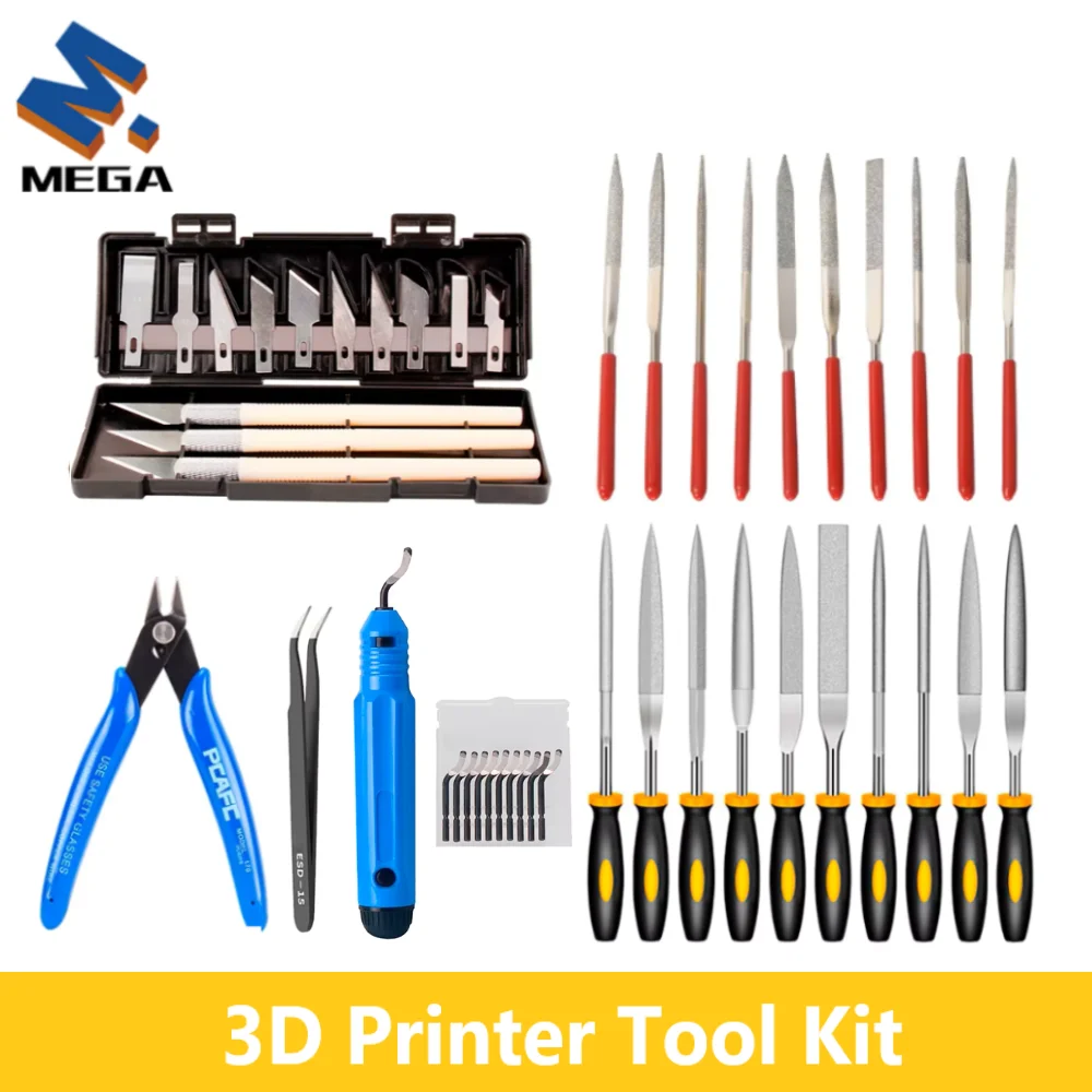 Deburring Tool Kit Engraving Knife Carving Tool DIY 3D Printer Part 3D Model File Cutter Scraper Material Removal Tool