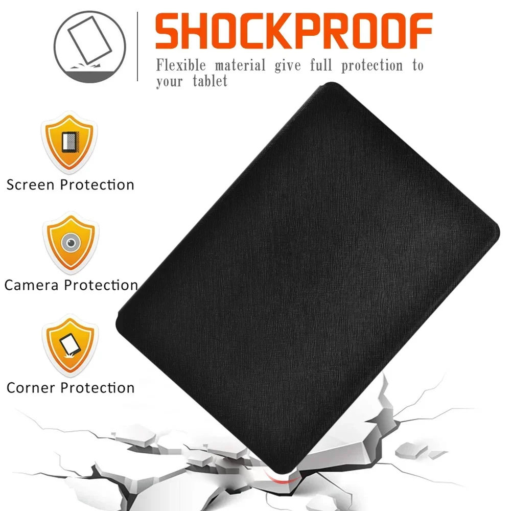 Custodia per Tablet Lenovo Tab M10 TB-X605F/TB-X505 10.1 "/E10 TB-X104F/Tab M10 Plus TB-X606F/X 10.3" simpatico cartone animato Folio Shell Cover