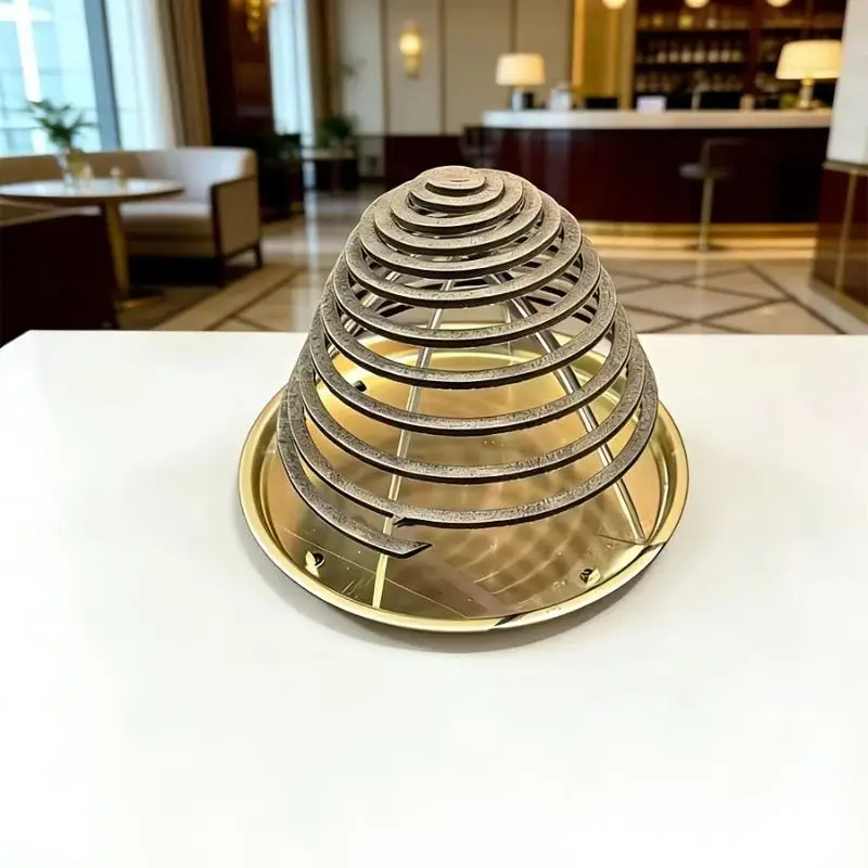 Wind-resistant Metal Mosquito Coil Holder 2/5 Pack Ash Catcher Stable Bracket for Outdoor Camping Yard Use 2/5pcs