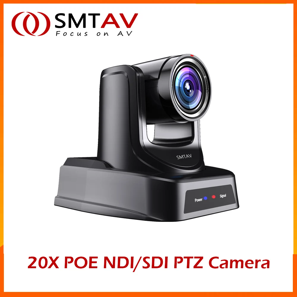 

SMTAV 20X+16X Church Broadcasting NDI|HX Camera Video conference camera with POE HDMI SDI output ptz ndi conference camera