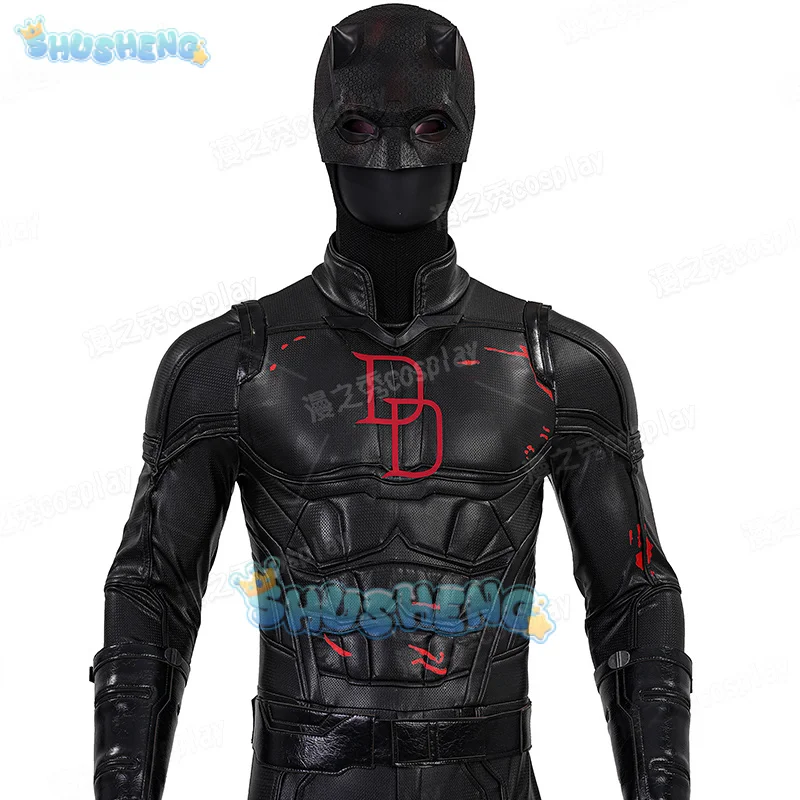 زي دارديفيل التنكري زي الهالوين كرنفال حفلة عيد الميلاد لعب الأدوار ملابس للنساء والرجال